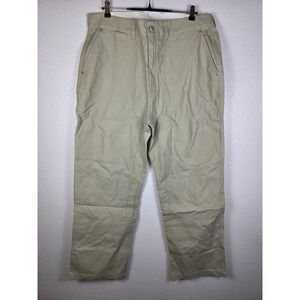 Palm Tree Crew PTC Mens Khaki Cotton Utility Workwear Pants‎ Size 38 Tan